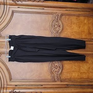 H&M sz 10 Black Trousers NWT  Self belt